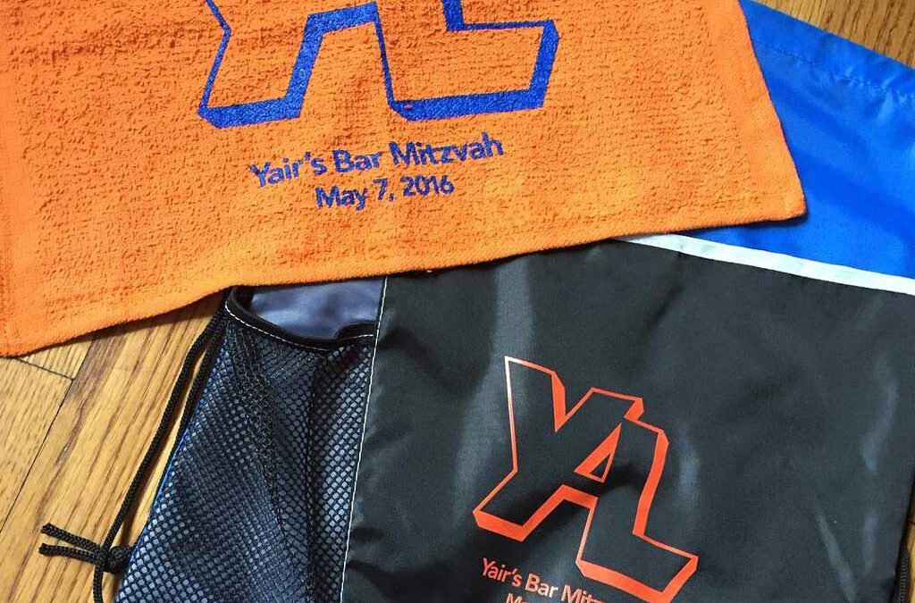 Bar Mitzvah Rally Towel and Bag